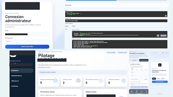 develop a professional web or mobile app using react and go