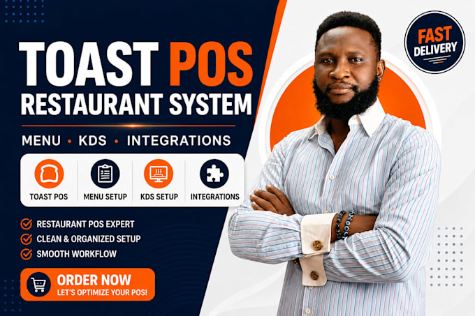 setup toast pos restaurant system, menu, kds and integrations