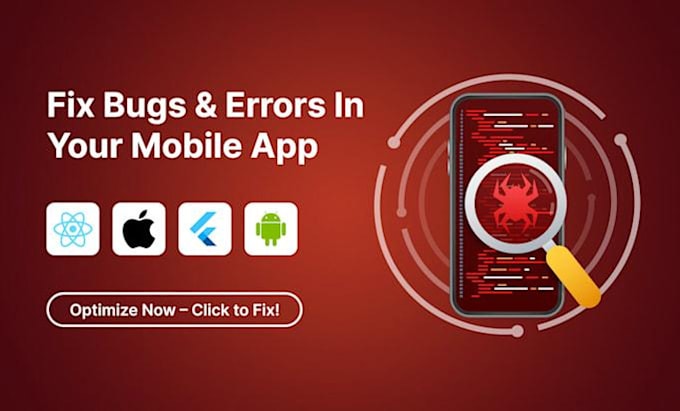 fix flutter bugs, crashes, firebase and UI issues fast