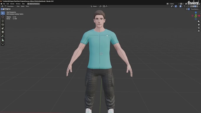 fix vrchat model, rig 3d vrchat avatar, vtuber model, warudo, gmod, sfm, mmd vrm
