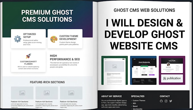 customize ghost cms website, ghost org wesite using ghost cms