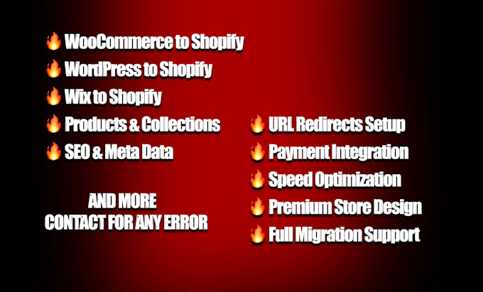 transfer, migrate woocommerce to shopify, wordpress to shopify, wix to shopify