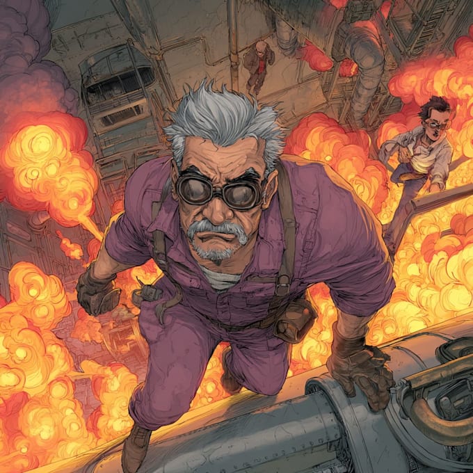 design comic book illustration with comic book illustrator