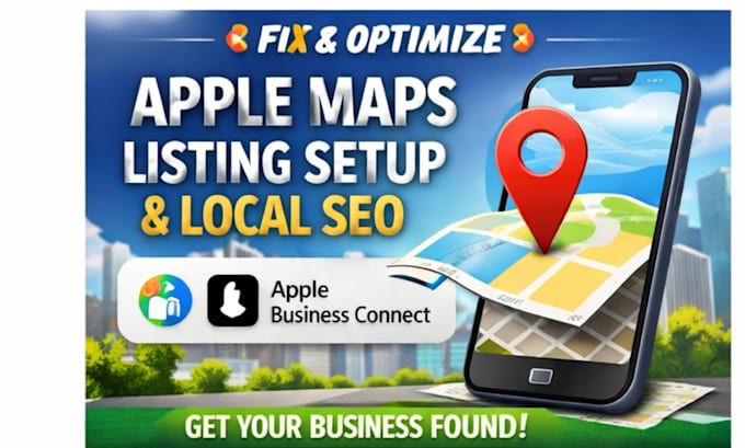 setup apple maps listing fix location apple business connect