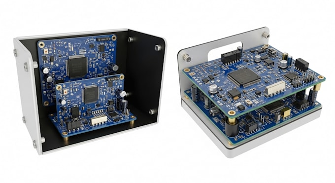 design pcb and enclosure using eagle fusion360 easyeda