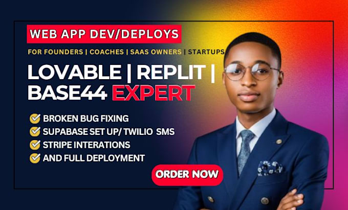 connect supabase stripe or twilio to base44 lovable replit and live deployment