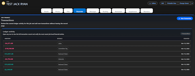 build salesforce for roofing and contractors