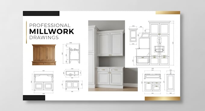 create detailed millwork shop drawings for custom projects