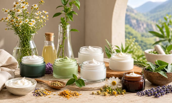 custom skincare and haircare products as a cosmetic chemist