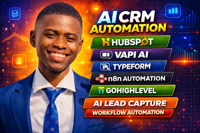 typeform n8n hubspot vapi ai lead capture gohighlevel CRM workflow automation