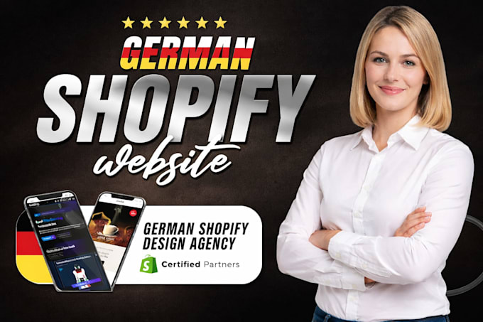 design german shopify store, redesign shopify store, deutsch dropshipping store