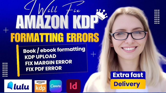 fix margin error kdp book formatting layout design amazon kdp book publishing