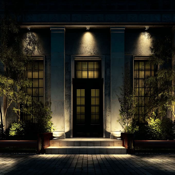 do exterior lighting design, facade or landscape lighting