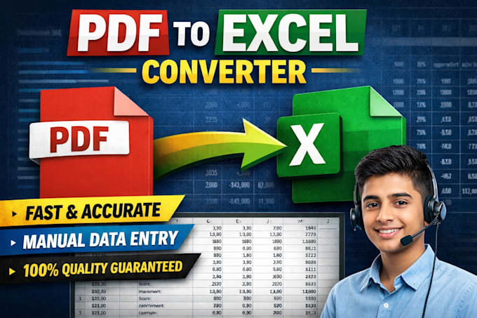 convert PDF to excel accurately and professionally
