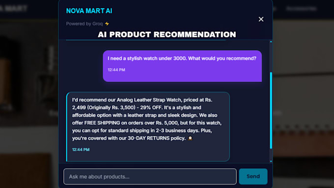 build ai ecommerce agents with chatbot and product recommendations