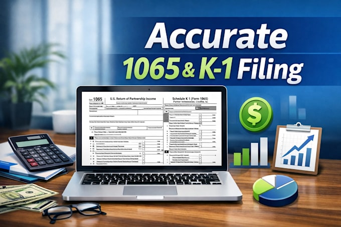 file partnership and llc tax return form 1065 with k1