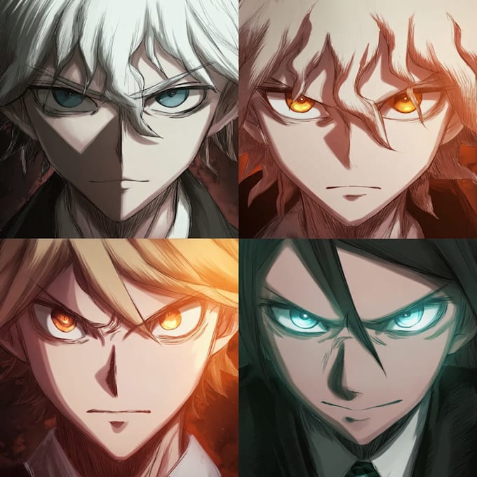 make awesome danganronpa character portrait for you