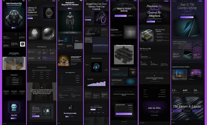 code a high converting HTML CSS js product landing page
