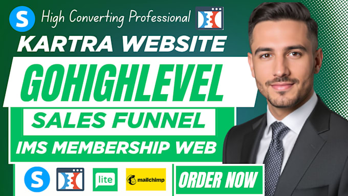 build kajabi, kartra website, ims membership gohighlevel, kartra sales funnel