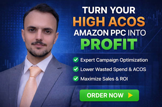 fix high acos in 30 days with expert amazon PPC optimization
