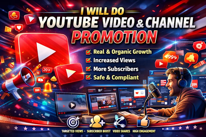 do youtube video and channel promotion