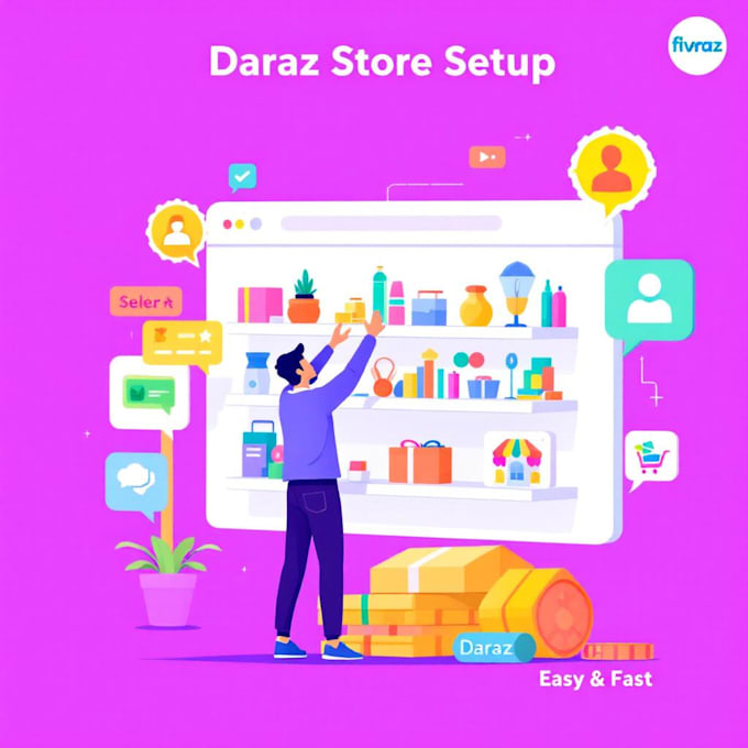 create daraz basic store setup