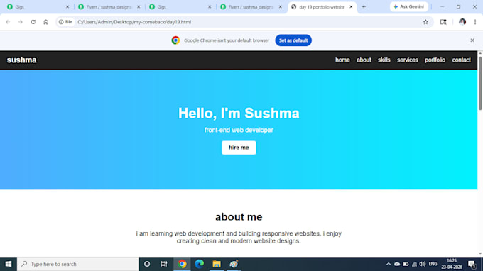 design a responsive landing page using HTML CSS