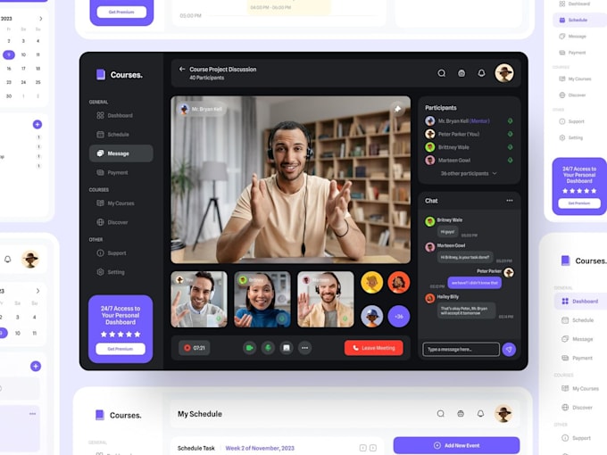 develop advance group video conference app, ai meeting app, voice recording app