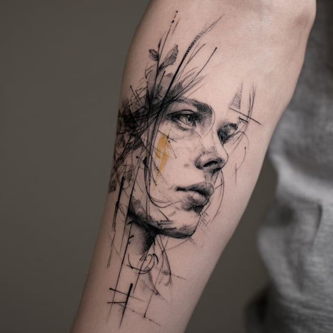 create an amazing custom tattoo design with my experience