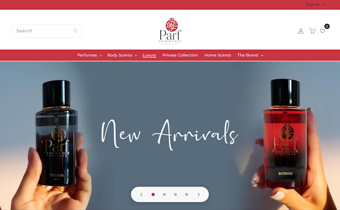 build luxury cologne shopify store perfume and body spray store cologne website