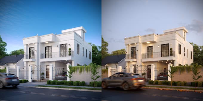 create hyper realistic 3d renders for your exteriors