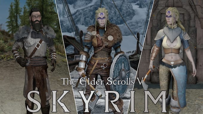 create armor weapons characters for skyrim fallout 4 bannerlord resident evil