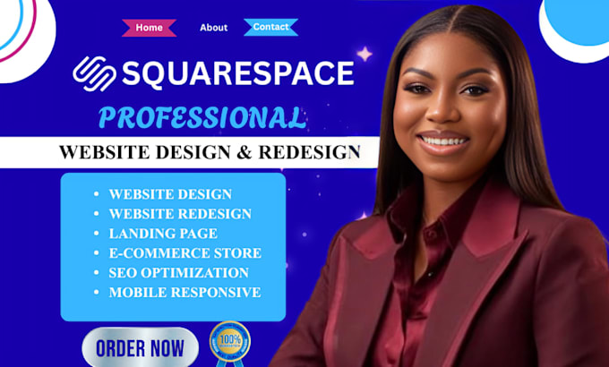 design a professional squarespace website or redesign your squarespace site