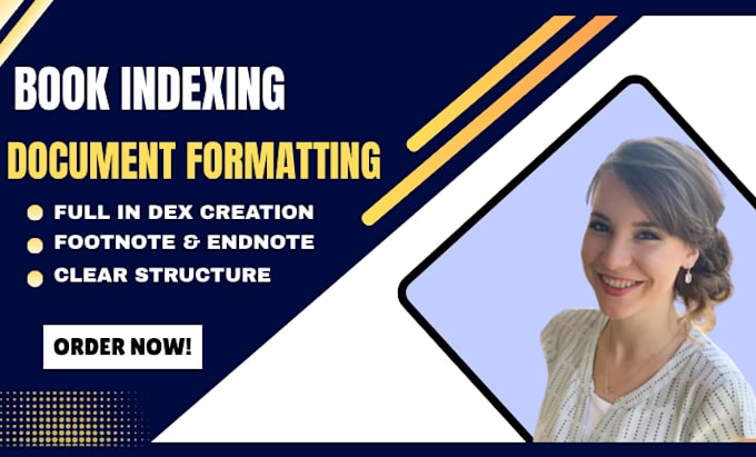 do comprehensive back of your book indexing on ms word
