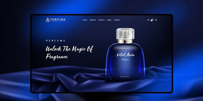 create dubai oud perfume shopify store design for high conversions