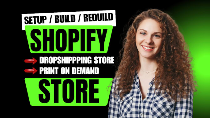 build print on demand shopify store, dropshipping store, shopify pod, printify