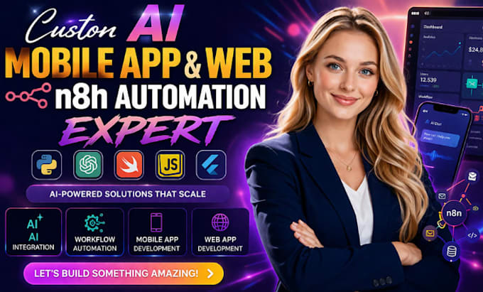 do ai website, ai mobile app development ai chatbot n8n ai agent n8n automation