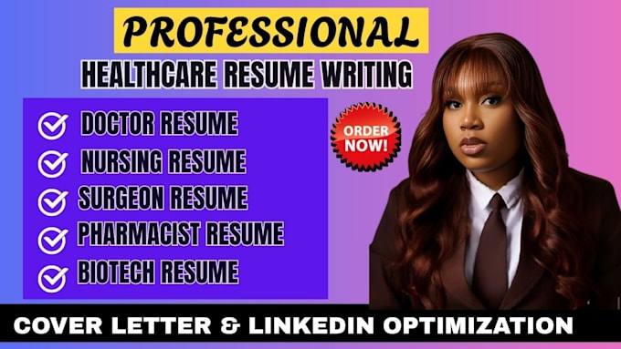 write ats healthcare resume, nursing resume, medical CV, cover letter
