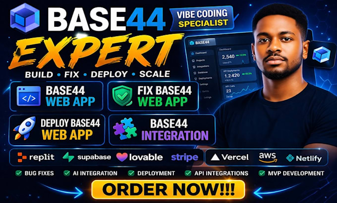 base44 web app, fix base44 bugs, deploy base44 web app, base44 expert, base44