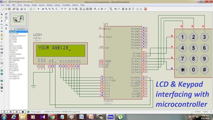 embedded led systems with microcontroller and pcb