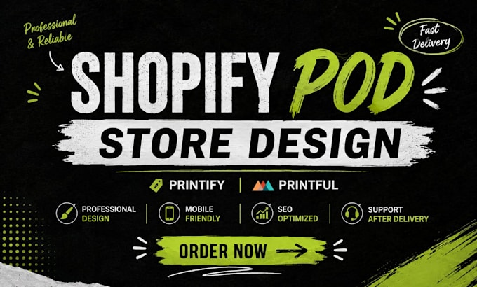build shopify pod store with printify printful print on demand