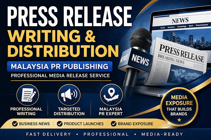 do press release distribution press release writing and malaysia PR publishing