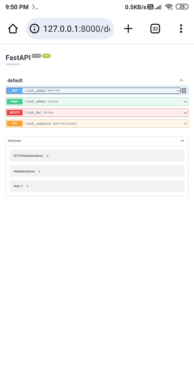 build fastapi backend rest API using python