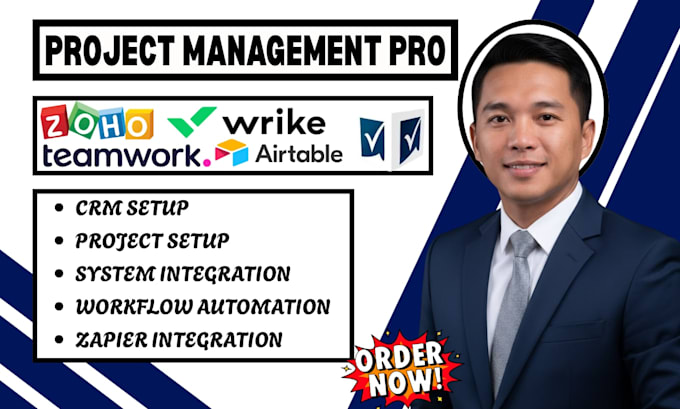 automate zoho CRM wrike teamwork smartsheet airtable hive workflow notion system