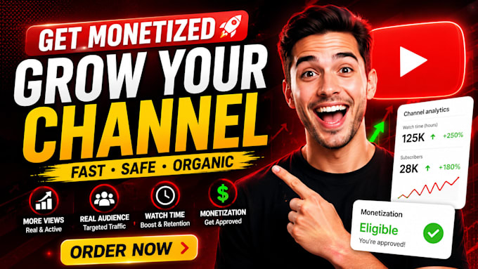 do organic youtube promotion for monetization