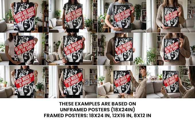 create realistic framed art mockups for your etsy listings