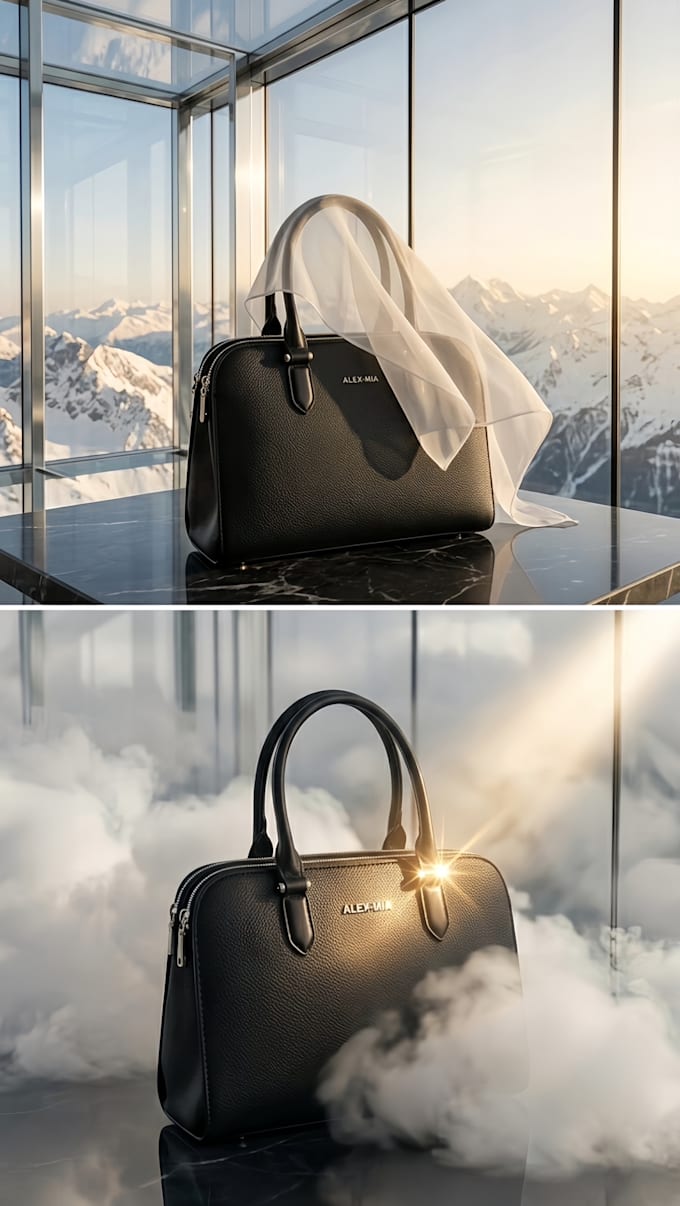 design high end luxury ai product photography for brands