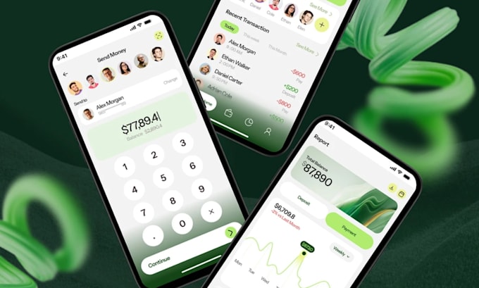 develop secure p2p payment app digital wallet app fintech app bill payment app