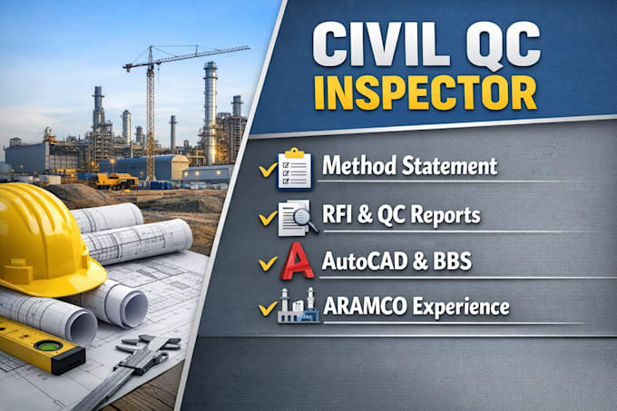 do QA qc doumentation for construction projects in 24 hrs