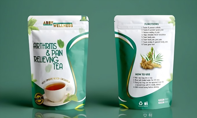 create product packaging design label pouch design box design 3d mockup